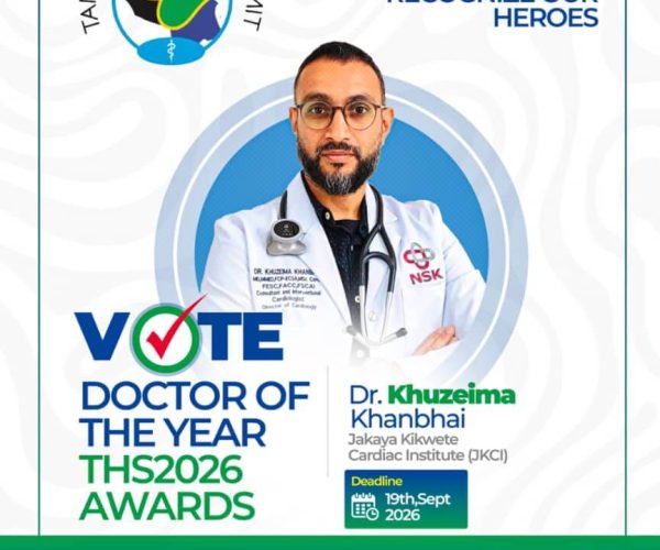 Vote for Dr Khuz Doctor of the Year at the THS Awards 2026